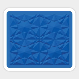 3d triangle Sticker